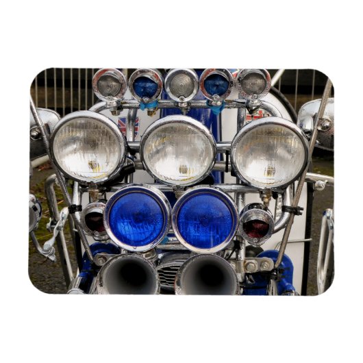 ヴィンテージスクータ マグネット (横)