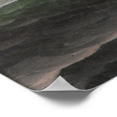 ヴィンテージスクーナーシルボートイラストレーション(1887) ポスター (角)