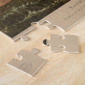 ヴィンテージスクーナーヨットイラストレーション(1882) ジグソーパズル (側面)