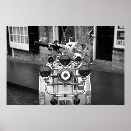 ヴィンテージスクーモダンター ポスター (正面)