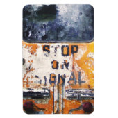 ヴィンテージスクールバス マグネット (縦)