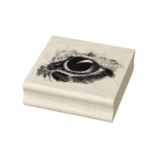 ヴィンテージスケッチキャッツアイアニマルアートイラストレーション ラバースタンプ (スタンプ)