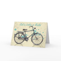 ヴィンテージスケッチグリーティングカード