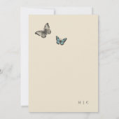 ヴィンテージスケッチシンプル結婚式招待状 招待状 (裏面)