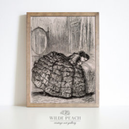 ヴィンテージスケッチスケッチ ポスター