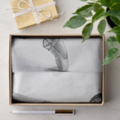 ヴィンテージスケッチバレリーナデクページ 薄葉紙 (ギフト)