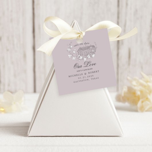 ヴィンテージスケッチフローラパステル日付の保存 フェイバータグ