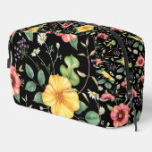 ヴィンテージスケッチワイルドフラワー/ミッドナイト ドップキット (右コーナー)