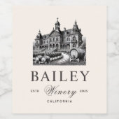 ヴィンテージスケッチ委託業務 ワインラベル (シングルラベル)