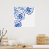 ヴィンテージスケッチ縁ど車 ポスター (キッチン)