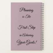 ヴィンテージスケッチ自転車に乗った婦人 ノートブック (裏面)