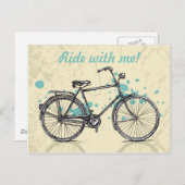 ヴィンテージスケッチ葉書 ポストカード (正面/裏面)