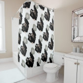 ヴィンテージスケッチ シャワーカーテン (インサイチュ)