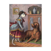 ヴィンテージスケッチ：フルドレスのPuss