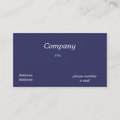 ヴィンテージスケッチ- swan reflection - 名刺 (裏面)