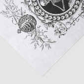 ヴィンテージスケルトンのハロウィーンの切り離し 薄葉紙 (詳細)