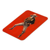 ヴィンテージスケルトンカウボーイフレキシ冷蔵庫用マグネット マグネット (左側)