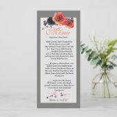 ヴィンテージスケルトンカップルと秋のフローラグレー メニュー (スタンド正面)