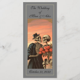 ヴィンテージスケルトンカップルと秋のフローラグレー メニュー