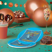 ヴィンテージスケルトンサーフィンカリフォルニアビーチ ペーパープレート