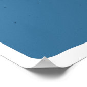 ヴィンテージスケルトンサーフィンカリフォルニアビーチ ポスター (角)