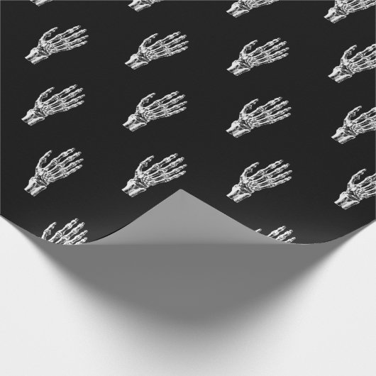 ヴィンテージスケルトンハンドフェスティバル ラッピングペーパー (角)