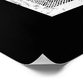 ヴィンテージスケルトンボーンズトルソ体ハロウィーン ポスター (角)