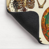 ヴィンテージスケルトン/パンプキンデッドの日 マウスパッド (コーナー)