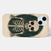 ヴィンテージスケルトン – Just Say Hi Case-Mate iPhoneケース (裏面 (横))