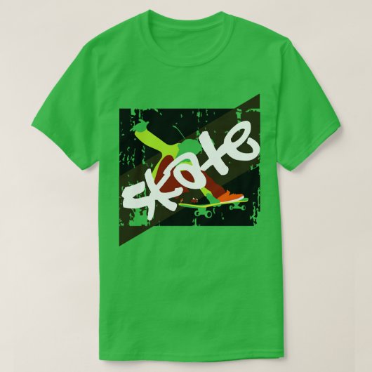 ヴィンテージスケートボード5 Tシャツ (デザイン正面)