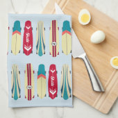 ヴィンテージスケートボード キッチンタオル (四つ折り)