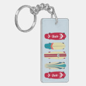 ヴィンテージスケートボード キーホルダー (正面左)