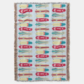 ヴィンテージスケートボード スローブランケット (正面縦)