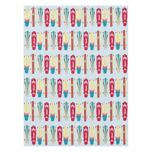 ヴィンテージスケートボード テーブルクロス (正面)