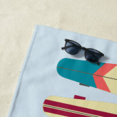ヴィンテージスケートボード ビーチタオル (インサイチュ)