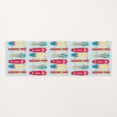 ヴィンテージスケートボード ヨガマット (正面(横))