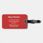 ヴィンテージスケートボード ラゲッジタグ (裏面横)