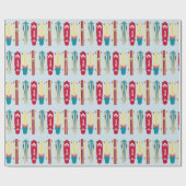 ヴィンテージスケートボード ラッピングペーパー (フラット)