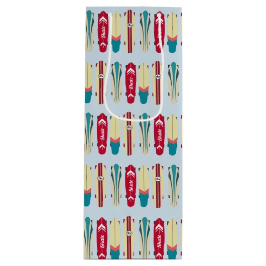 ヴィンテージスケートボード ワインギフトバッグ (正面)