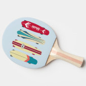 ヴィンテージスケートボード 卓球ラケット (横)