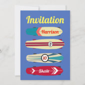 ヴィンテージスケートボード 招待状 (正面)