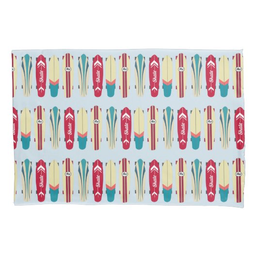 ヴィンテージスケートボード 枕カバー (正面)