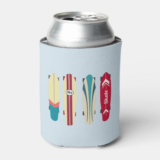 ヴィンテージスケートボード 缶クーラー (缶正面)