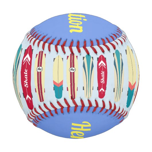 ヴィンテージスケートボード 野球ボール (正面)