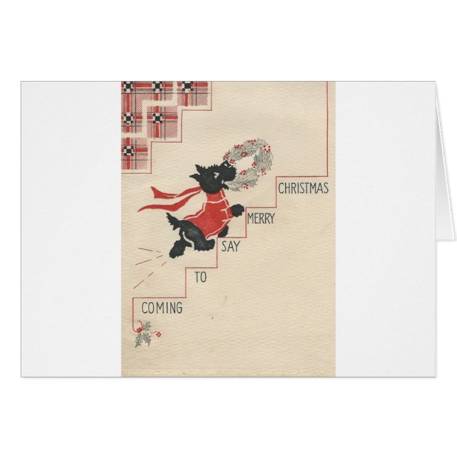 ヴィンテージスコッティメリークリスマス (正面横)