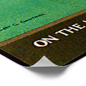 ヴィンテージスコットランドゴルフポスター ポスター (角)