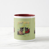 ヴィンテージスコットランドテリアのコーヒー・マグ マグカップ (中央)