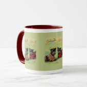 ヴィンテージスコットランドテリアのコーヒー・マグ マグカップ (正面左)