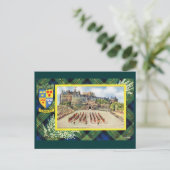 ヴィンテージスコットランド、ゴードン、エジンバラ城 ポストカード (スタンド正面)