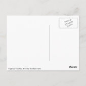 ヴィンテージスコットランド、ティーグネス海岸線 ポストカード (裏面)